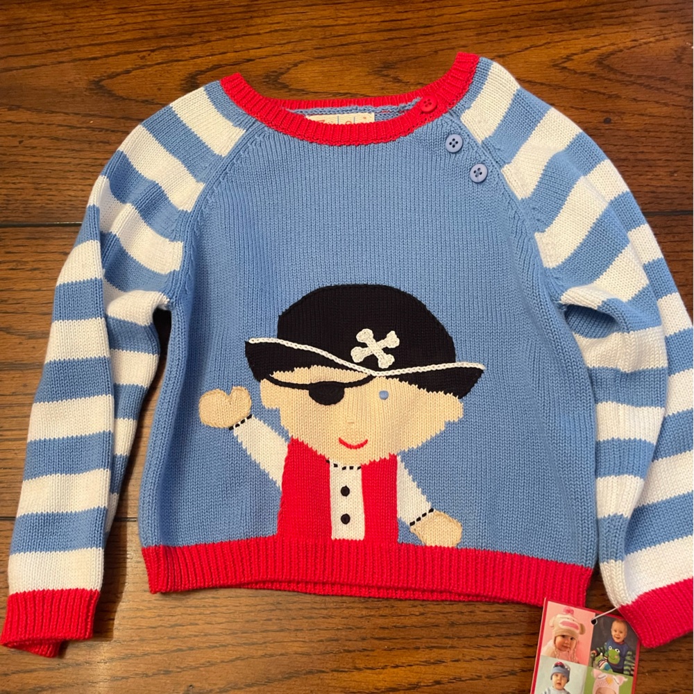 Zubels boys 2-3t pirate sweater